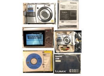 Panasonic Lumix LS80 Digital Camera - Silver - Org Box, Manual & Cd
