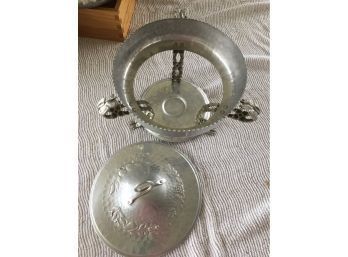 Hammered Aluminum Round Chafing Dish