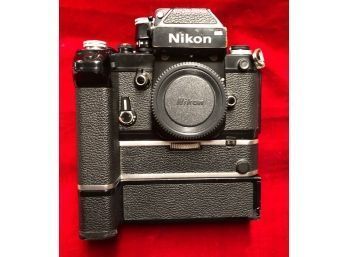 Nikon F2 With Motor Winder MB-1 Motor Winder
