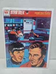 1978 SEALED Whitman Star Trek Frame-Tray Puzzle Spock & Captain Kirk
