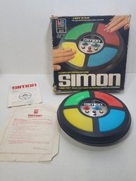 Original 1978 Milton Bradley 'simon' Electronic Family Game With Box And Inserts