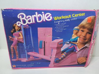 1984 Mattel Barbie Workout Center In Original Box
