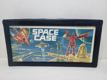 1970s Space Case Action Figure Vinyl Case Nice Shape.