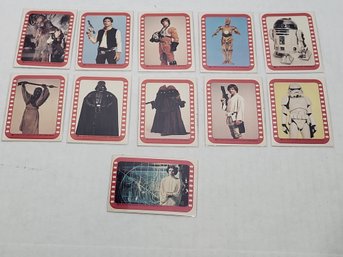 1977 Topps Star Wars Series 4 Sticker Set Complete