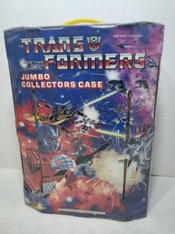 1984 Hasbro Transformers Jumbo Collectors Case