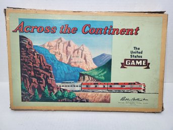 Rare 1952 Parker Brothers Across The Continent Game Tootsie Toy Zephyr Train Pieces