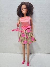 COMPLETE VINTAGE 1971 GLOWIN OUT BARBIE DOLL OUTFIT DRESS MATTEL #3404