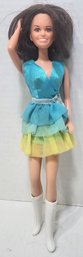 Vtg 1970 Mattel Barbie DREAMY BLUES Outfit Dress  #1456 MOD Era