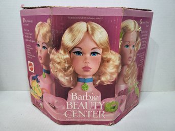 Vintage 1971 Mattel BARBIE Beauty Center Make-up & Hair Styling Head W/ Box