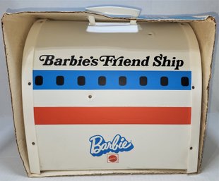VINTAGE 1972 BARBIE FRIEND SHIP UNITED AIRPLANE JET MATTEL With Accessories