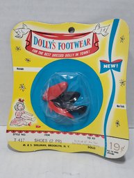1960's NOS Dolly's Footwear By Shillman, Brooklyn, NY Fits Tammy