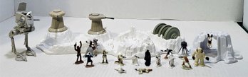 1982 Kenner Star Wars Micro Collection 3 Hoth Playsets Turret Defense, Generator Attack, & Wampa Cave