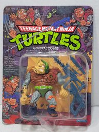 1989 Vintage TMNT GENERAL TRAAG MOC Teenage Mutant Ninja Turtles Sealed