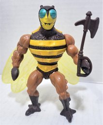 Vintage 1984 Mattel MOTU Buzz-Off With Weapon Original He-Man