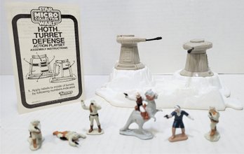 Vintage 1982 Star Wars Micro Collection Hoth Turret Defense Action Playset Complete With Instructions.