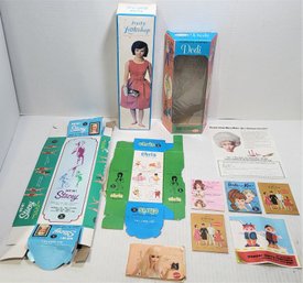 Vintage 1960s Obscure Doll Boxes And Inserts Dodi, Judy Littlechap, Skipper, Chris, Tressy, Etc.