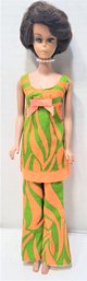 1971 Mattel Vintage Barbie Clothes Mod Doll Outfit #3402 TWO WAY TIGER Unworn Like New.