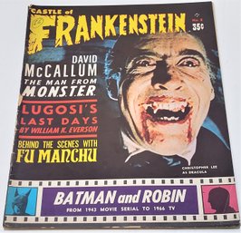 Castle Of Frankenstein No. 8 Magazine Christopher Lee Dracula 1966