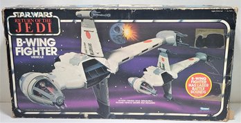 B-Wing Fighter W/Box Star Wars 1983 Vintage Kenner Action Figure Vehicle
