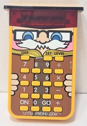 Vintage 1978 Little Professor Texas Instruments Calculator/ Quiz Game Tested Works!