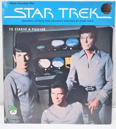 Star Trek, Peter Pan, 1979, #1515, 7' 45rpm Extended Play, 'To Starve A Fleaver' SEALED NEW OLD STOCK