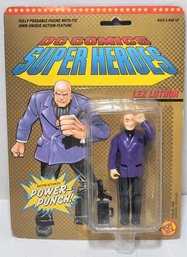 Vintage DC Comics Super Heroes Evil Lex Luthor Toy Biz Action Figure 1989 MOC