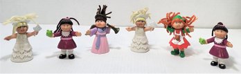 Cabbage Patch Kids Mini Miniature Vtg 1992/1994 3.5' PVC Dolls Figurine Lot