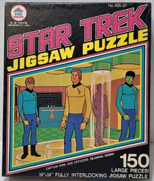 1974 Star Trek Animated Series 150 Piece Puzzle Complete Mr. Spock & Captain Kirk