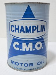 Vintage Champlin CMO Quart Oil Can