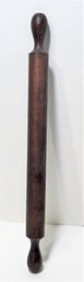 Primitive Hickory Wood Rolling Pin 18' Long.  1 3/8' Dia. Odd Size