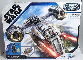 2021 Hasbro Disney Star Wars The Mandalorian Mission Fleet Razor Crest New In Open Box