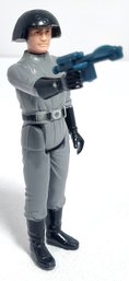 1977 Kenner Star Wars ANH Death Squad Commander 3 3/4 Action Figure With Weapon SUPER CLEAN!