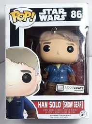Funko Pop # 86 Star Wars The Force Awakens Han Solo Snow Gear Lootcrate Exclusive