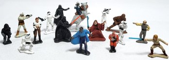 1982 Kenner Micro Collection Diecast Figures Grouping Of 16 Darth Luke Han Stormtrooper Taun Taun Etc