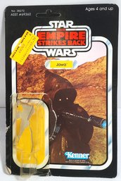 1980 Star Wars Empire Strikes Back Jawa Action Figure Card Back With Bubble 41 Back