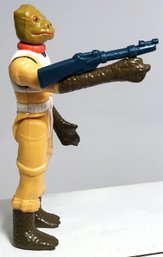1980 Star Wars Empire Strikes Back Bossk 3 3/4' Action Figure Complete With Weapon Clean