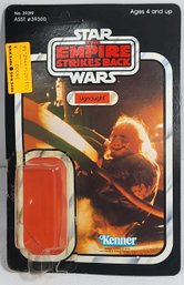 1980 Star Wars Empire Strikes Back Ugnaught Action Figure Card Back With Bubble 41 Back