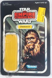 1980 Star Wars Empire Strikes Back Chewbacca Action Figure Card Back With Bubble 41 Back
