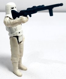 1980 Star Wars Empire Strikes Back Imperial Stormtrooper Hoth Gear 3 3/4' Action Figure With Weapon