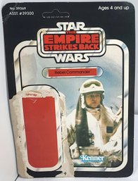 1980 Star Wars Empire Strikes Back Rebel Commander Action Figure Card Back  41 Back