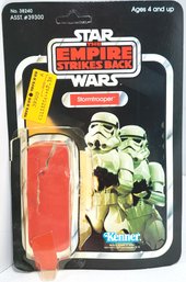 1980 Star Wars Empire Strikes Back Stormtrooper Action Figure Card Back With Bubble 41 Back