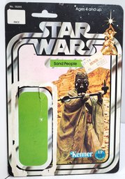 1977 Kenner Star Wars ANH Sand People Card Back 12 Back No Bubble Flat