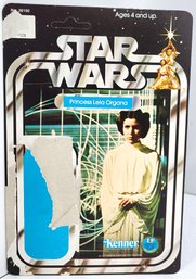 1977 Kenner Star Wars ANH Princess Leia Organa Card Back Unpunched 12 Back No Bubble