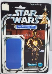 1977 Kenner Star Wars A New Hope See Threepio C-3PO Card Back 12 Back No Bubble