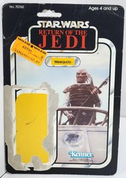 1983 Star Wars Return Of The Jedi Weequay Action Figure Card Back 77 Back