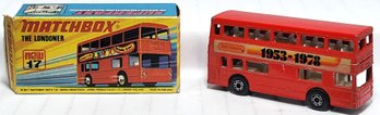 1972 Matchbox # 17 The Londoner Bus With Original Box