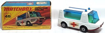 1971 Matchbox #46 Stretcha Fetcha Ambulance With Original Box