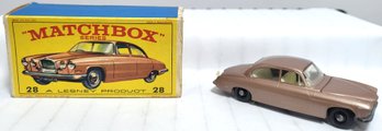 1960s Matchbox # 28 Jaguar MK10 With Original Box