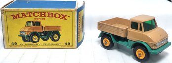 1960s Matchbox # 49 Unimog With Original Box