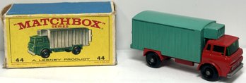 1960s Matchbox # 44 Refrigerator Truck With Original Box